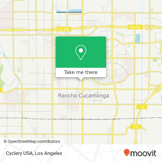 Cyclery USA map