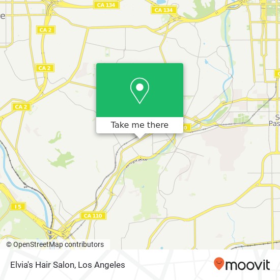 Elvia's Hair Salon map