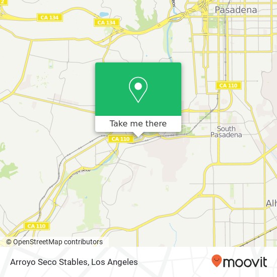 Arroyo Seco Stables map