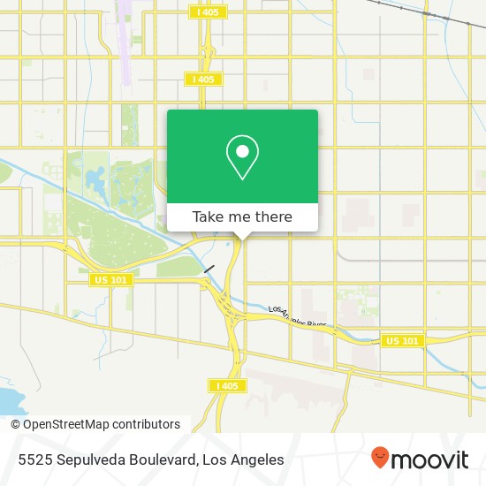 Mapa de 5525 Sepulveda Boulevard