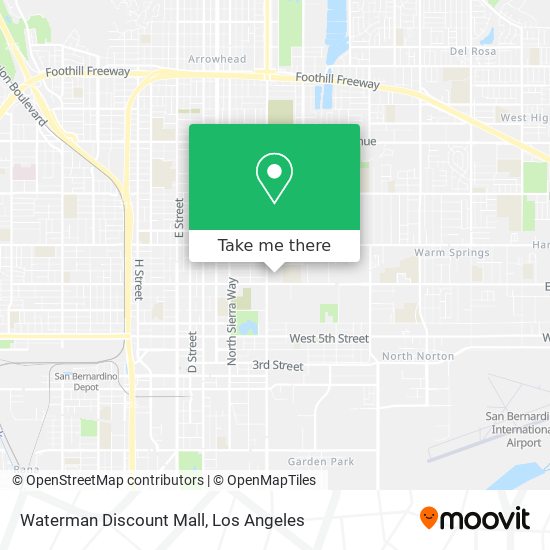 Mapa de Waterman Discount Mall