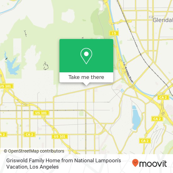 Griswold Family Home from National Lampoon's Vacation map