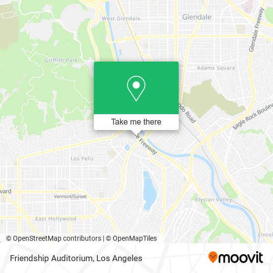 Friendship Auditorium map
