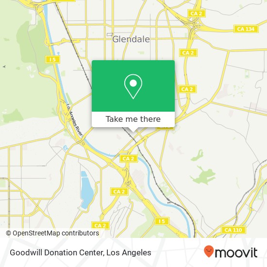 Goodwill Donation Center map