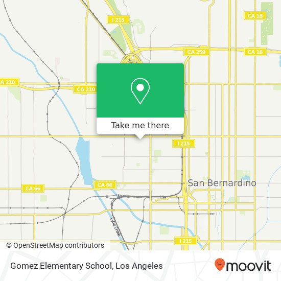 Gomez Elementary School map