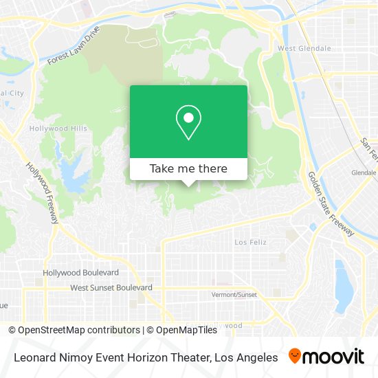 Leonard Nimoy Event Horizon Theater map