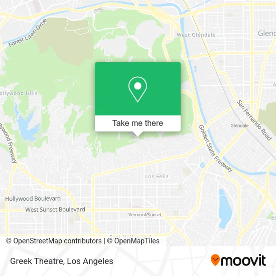 Greek Theatre map