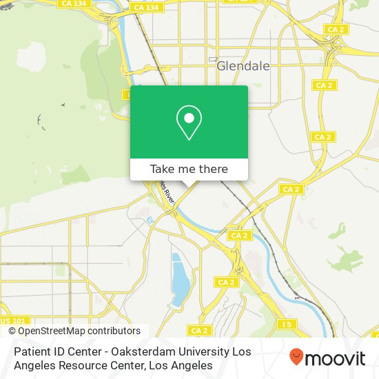 Mapa de Patient ID Center - Oaksterdam University Los Angeles Resource Center
