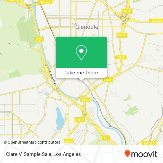 Clare V. Sample Sale map