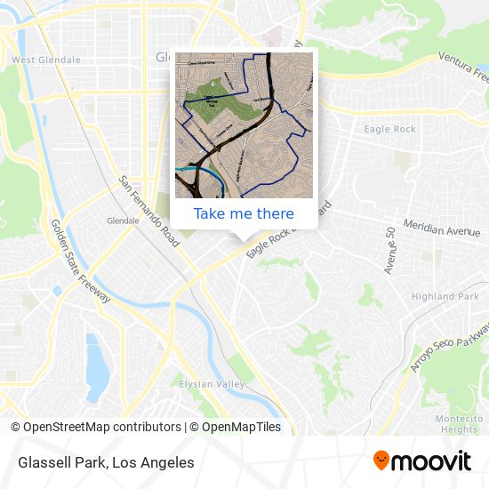 Mapa de Glassell Park