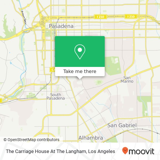 The Carriage House At The Langham map