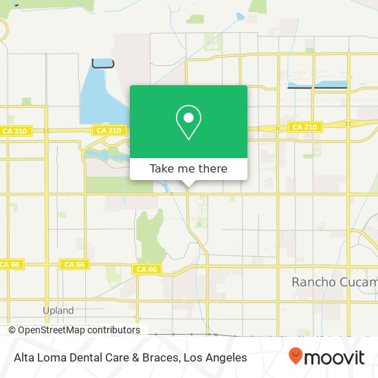 Alta Loma Dental Care & Braces map