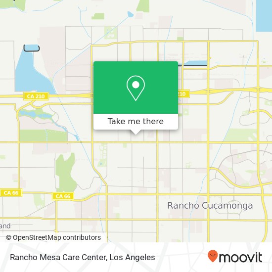 Mapa de Rancho Mesa Care Center