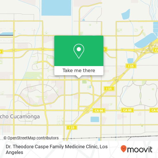 Mapa de Dr. Theodore Caspe Family Medicine Clinic