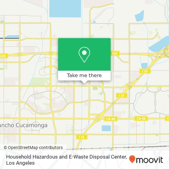 Mapa de Household Hazardous and E-Waste Disposal Center