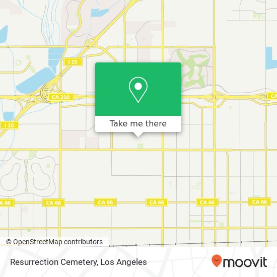 Mapa de Resurrection Cemetery