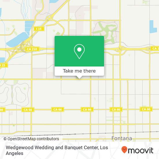 Wedgewood Wedding and Banquet Center map