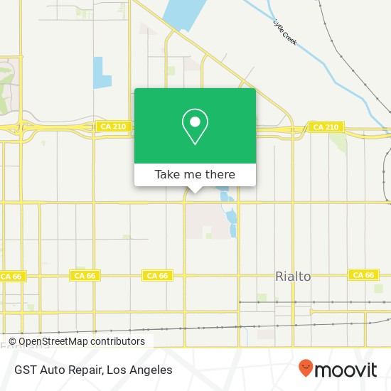 GST Auto Repair map