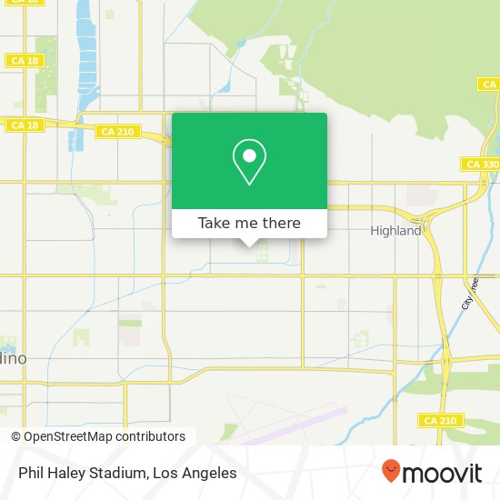 Phil Haley Stadium map