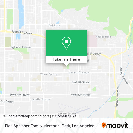 Rick Speicher Family Memorial Park map