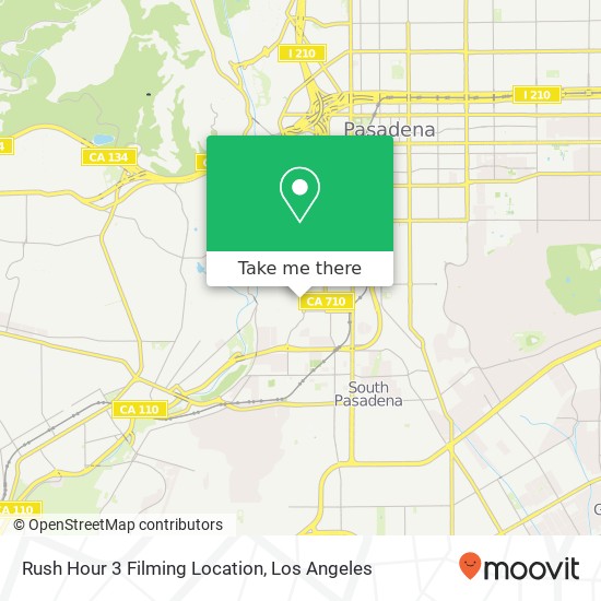 Mapa de Rush Hour 3 Filming Location