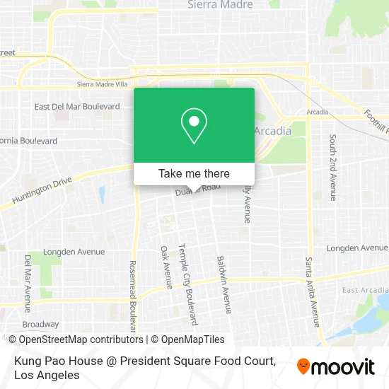 Kung Pao House @ President Square Food Court map