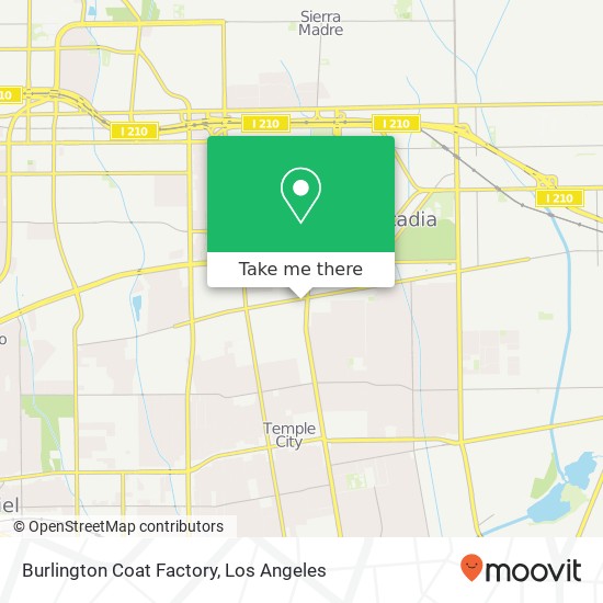 Burlington Coat Factory map