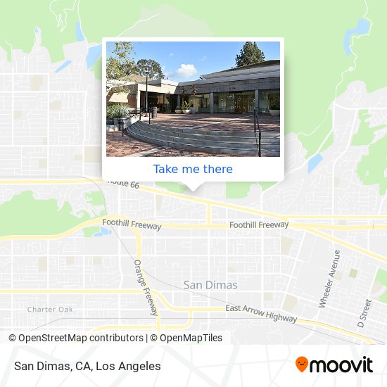 How to get to San Dimas, CA by Bus?