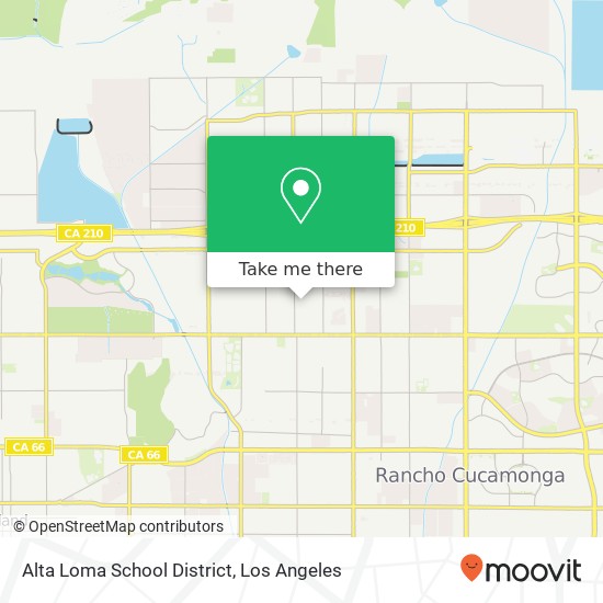 Mapa de Alta Loma School District