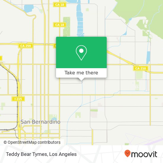 Teddy Bear Tymes map