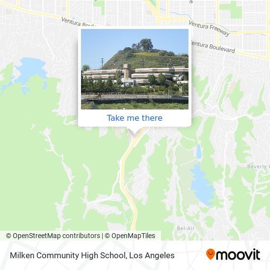 Milken Community High School map