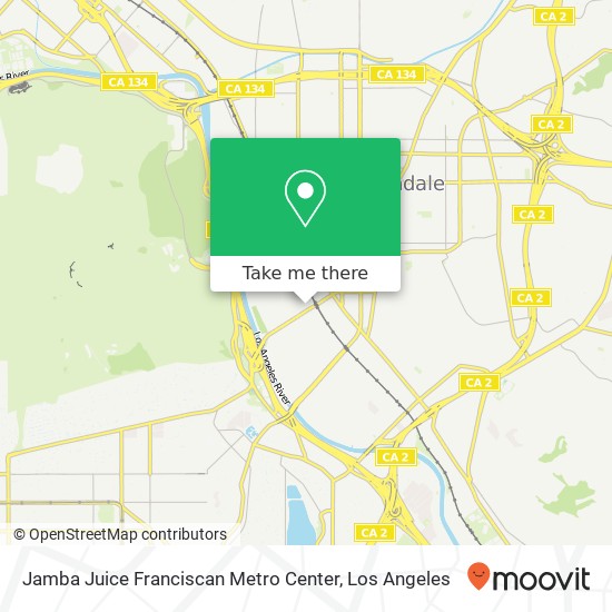 Mapa de Jamba Juice Franciscan Metro Center