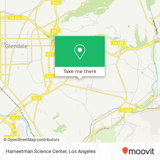 Hameetman Science Center map