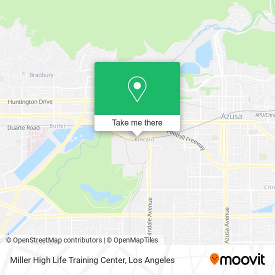 Miller High Life Training Center map