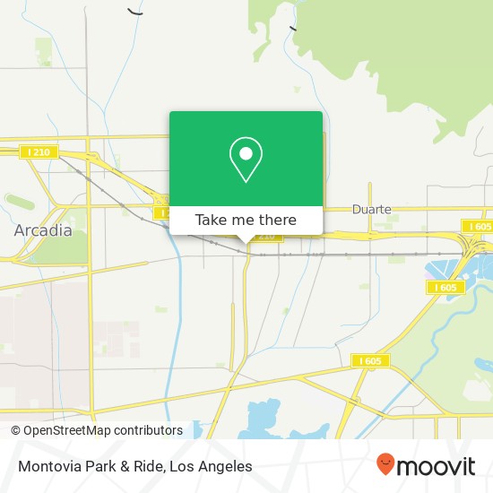 Montovia Park & Ride map