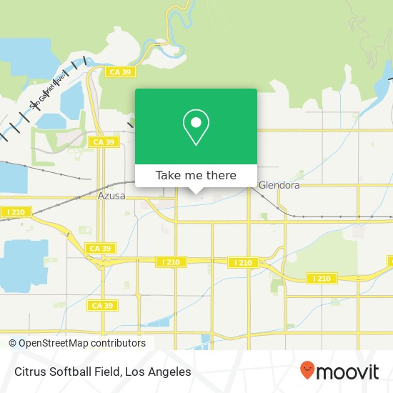 Mapa de Citrus Softball Field