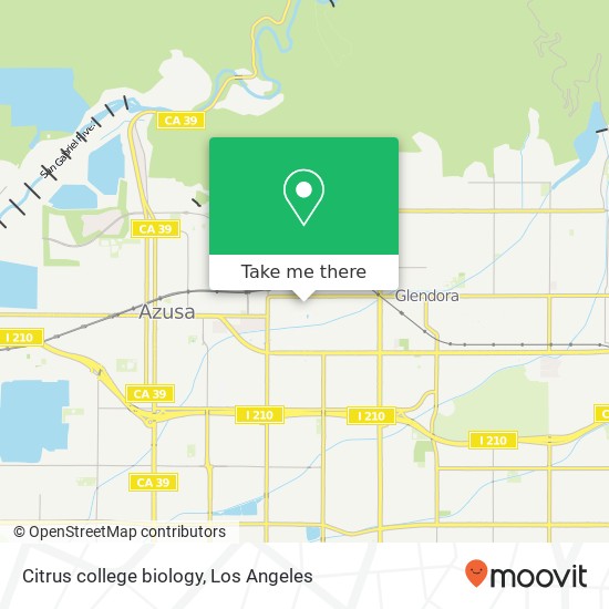 Citrus college biology map