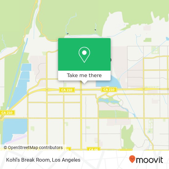 Kohl's Break Room map