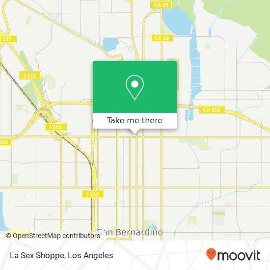 La Sex Shoppe map