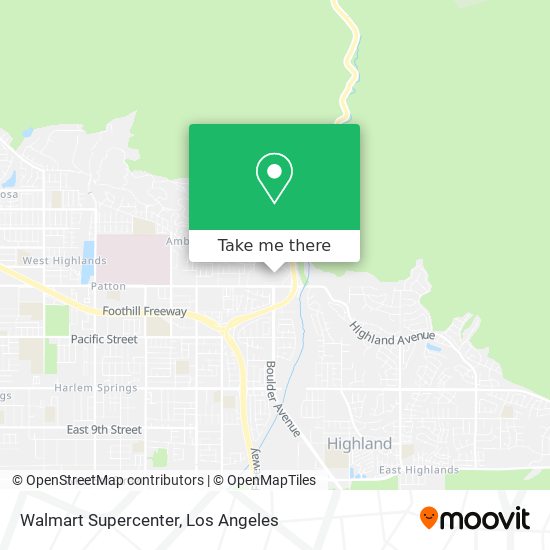 Walmart Supercenter map