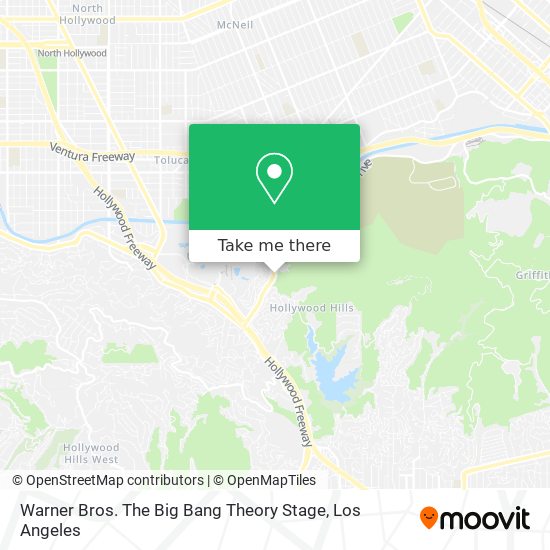 Warner Bros. The Big Bang Theory Stage map