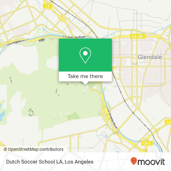 Mapa de Dutch Soccer School LA