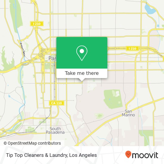 Mapa de Tip Top Cleaners & Laundry