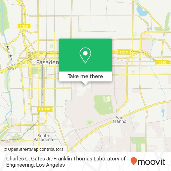 Mapa de Charles C. Gates Jr.-Franklin Thomas Laboratory of Engineering