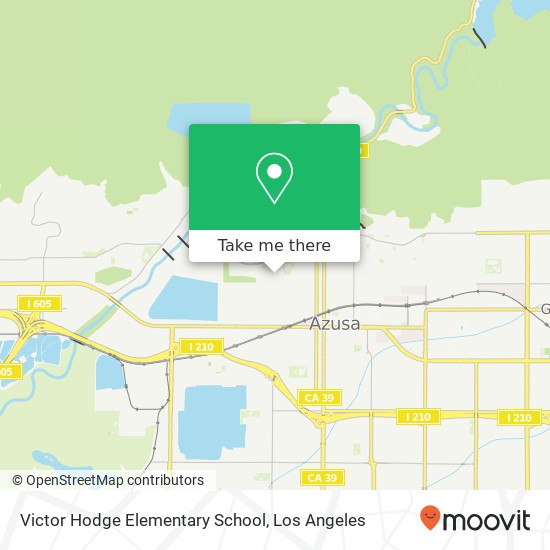 Victor Hodge Elementary School map