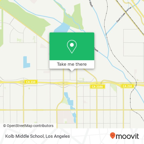 Mapa de Kolb Middle School