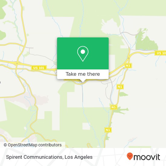 Spirent Communications map