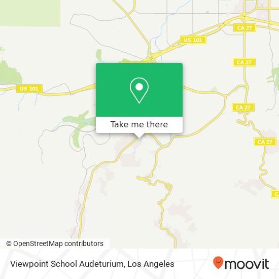 Viewpoint School Audeturium map