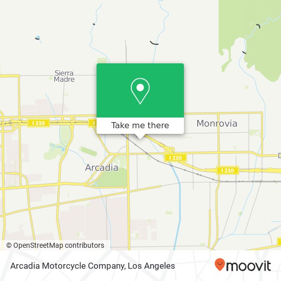 Mapa de Arcadia Motorcycle Company