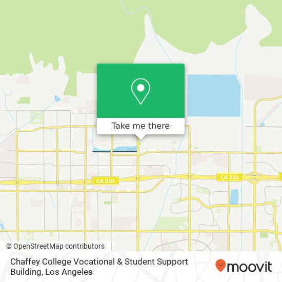 Mapa de Chaffey College Vocational & Student Support Building